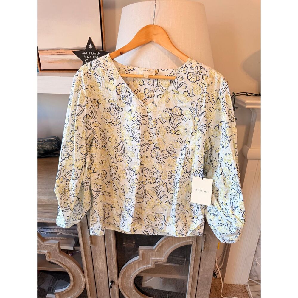 NWT Before‎ You Print Blouse Size Medium